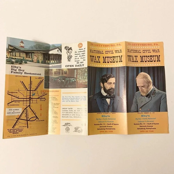 Vintage Battle of Gettysburg Pennsylvania Diorama and Museum Brochures Pamphlets - Picture 6 of 12